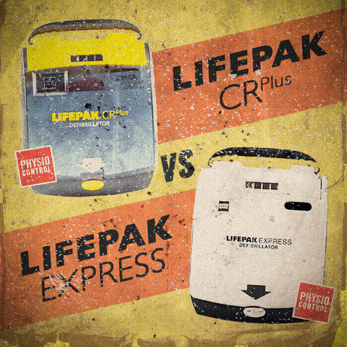 LIFEPACK Express - LIFEPAK CR comparison