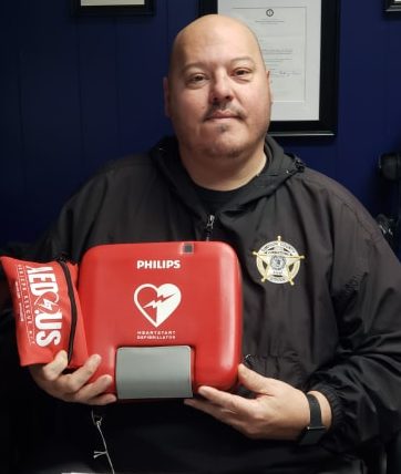 Simpson County Jail staff, AED.us giveaway winners