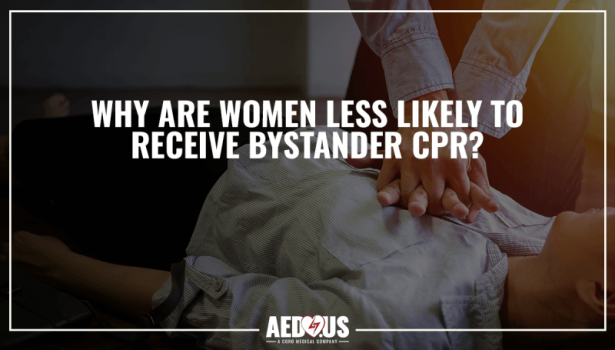 Man giving woman CPR. "Why are women less likely to deserve CPR?" blog