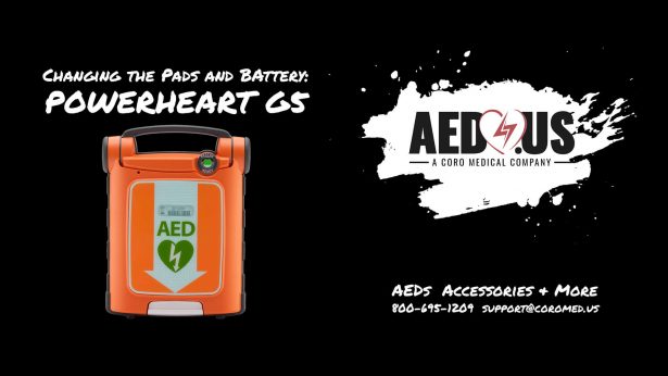 How to change pads and battery on powerheart G5 AED