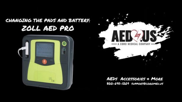 Zoll AED Pro pads battery video