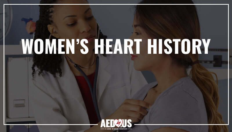 woman cardiologist with woman patient. Womens heart history blog