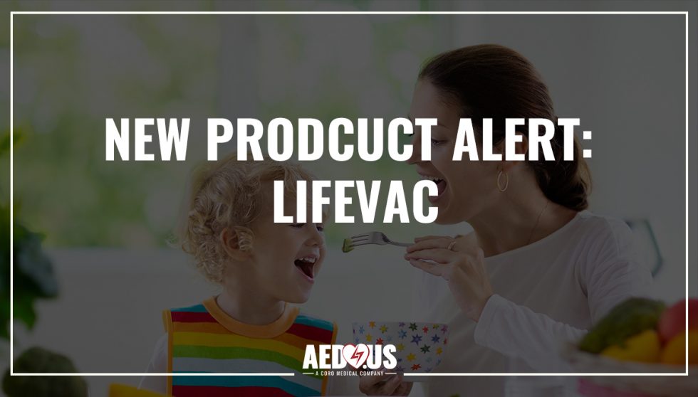 New Product alert: Lifevac. Mother feeding child at table.
