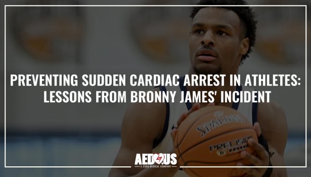 Bronny James Shooting a basketball. Preventing Sudden Cardiac Arrest (SCA) in Athletes: Lessons from Bronny James' incident.