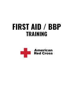 First Aid / BBP Training