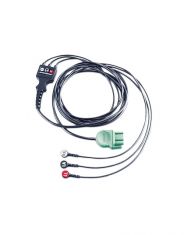 Physio-Control LifePak 1000 ECG/EKG Monitoring Cable 3-Wire Lead II