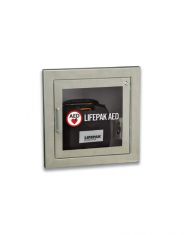Physio-Control AED Wall Cabinet with Alarm (Stainless Steel)