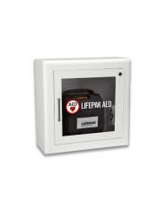Physio-Control AED Wall Cabinet with Alarm and Strobe (White)