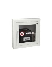 Physio Control AED Wall Cabinet with Alarm (White)