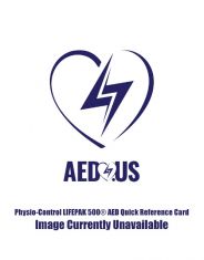 Physio-Control LIFEPAK 500® AED Quick Reference Card