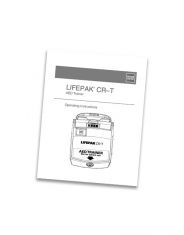 Physio-Control LIFEPAK® CR-T Training System Operating Manual Instructions