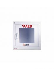 CARDIAC SCIENCE AED WALL CABINET: SURFACE MOUNT WITH ALARM, SECURITY ENABLED