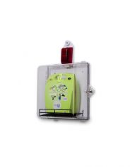 ZOLL AED Plus Clear Cabinet with Strobe Alarm