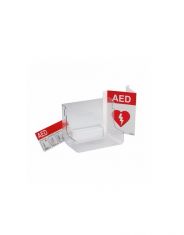 Philips AED Awareness Sign and Wall Mount Bundle - Red