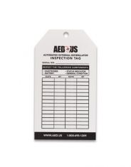 AED.us AED Inspection Tag