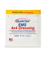 Z-Medica QuikClot® EMS 4x4 Dressing Single Package