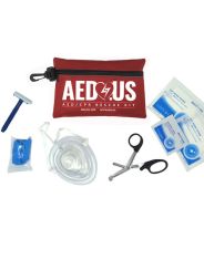 AED.us AED / CPR Rescue Kit - Red