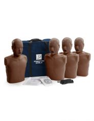 PRESTAN Child Manikin w/ CPR Monitor - Dark Skin Tone (4-pack)