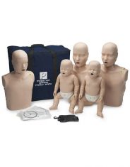 Prestan Family Pack (2 Adults, 1 Child, 2 Infants), Medium Skin, w/CPR Feedback Monitor