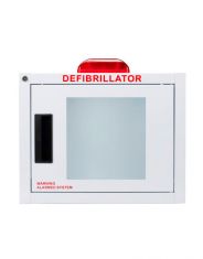 Standard Compact AED Cabinet with Alarm & Strobe - Front
