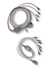 ZOLL 12-Lead OneStep™ ECG Cable - AAMI Includes 4-Lead Trunk Cable and Removable Precordial 6 Lead Set