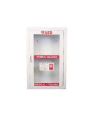 Combination Alarmed Wall Cabinet for AED and COMPREHENSIVE OR MOBILE Rescue System