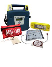 Cardiac Science Powerheart G3 Pro AED - Refurbished Used AED with pads, battery, AED/CPR Rescue Kit, AED Inside decal, AED Inspection tag.