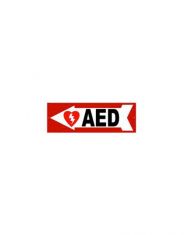DEFIBTECH AED SIGN – LEFT ARROW