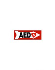DEFIBTECH AED SIGN – RIGHT ARROW
