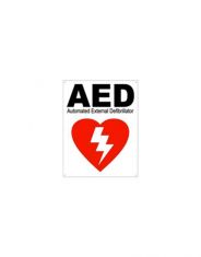 DEFIBTECH AED WALL SIGN