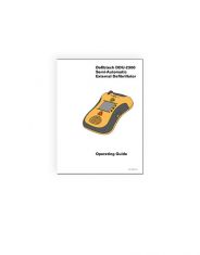 Operating Guide for Defibtech Lifeline VIEW AED