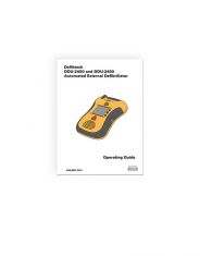 Defibtech Lifeline ECG/PRO AED Operating Guide