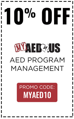 10% off AED Program Management - MyAED.US.