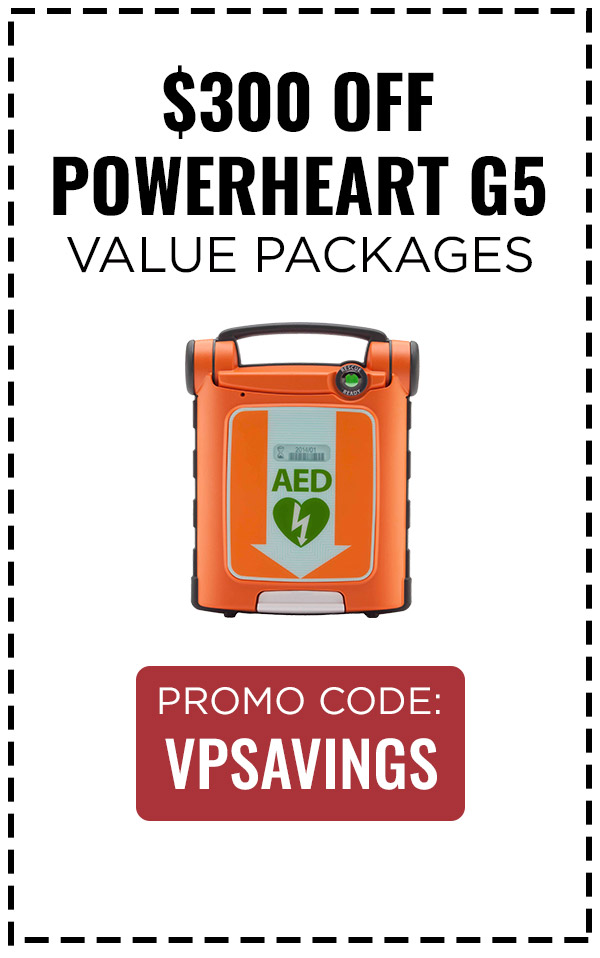 $300 off Powerheart G5 Value Packages.